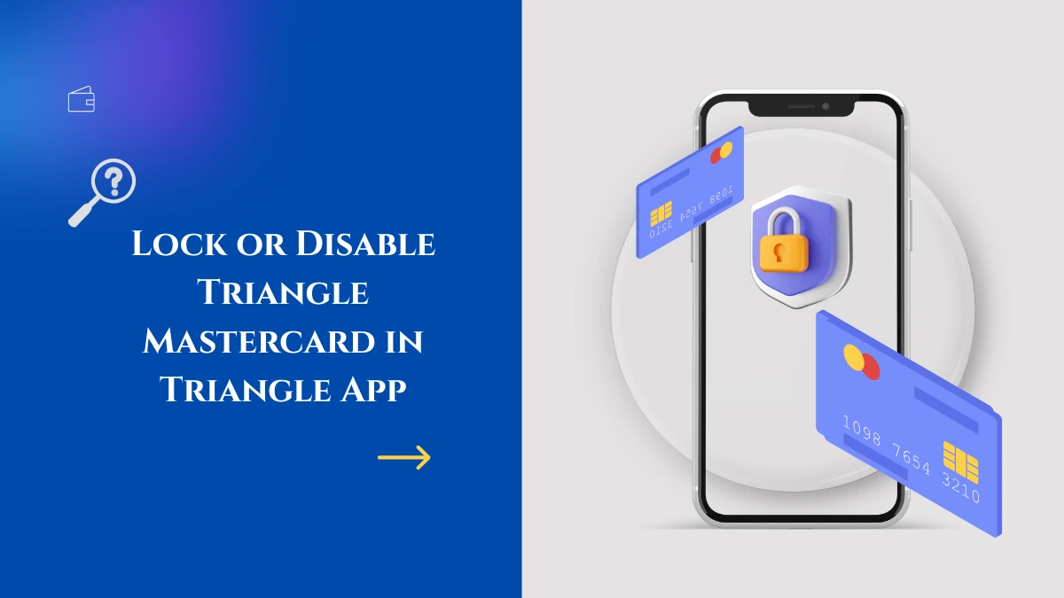 Lock Triangle Mastercard in Triangle App