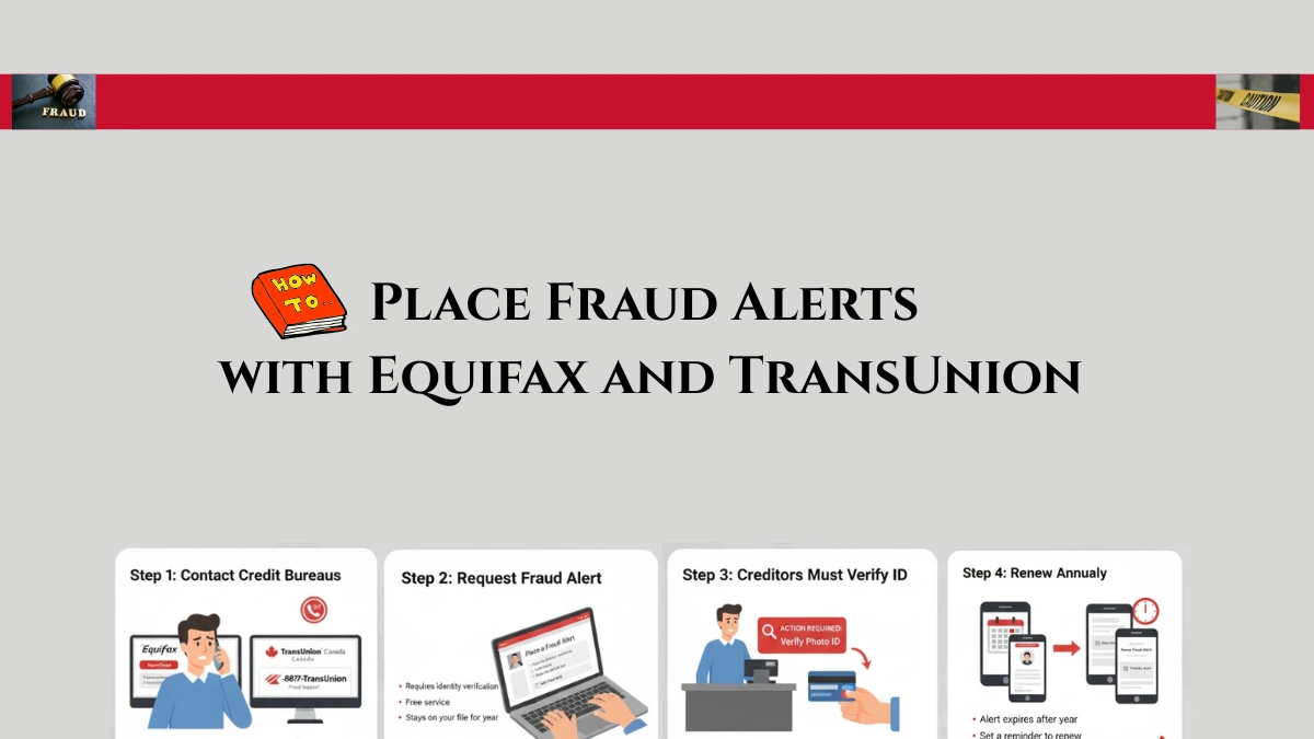 How to Place a Fraud Alert with Equifax and TransUnion in Canada